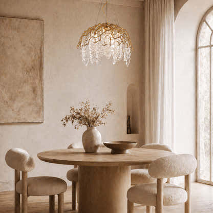 Aurevia Dome Glass Chandelier