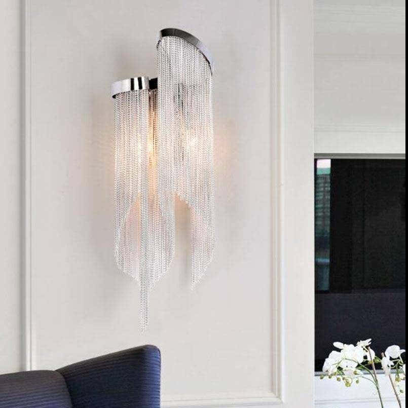 Teresa Cadena Chain Tassel Wall Sconce