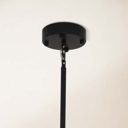 Solmare Alabaster Round Chandelier 34"#Finish_Black