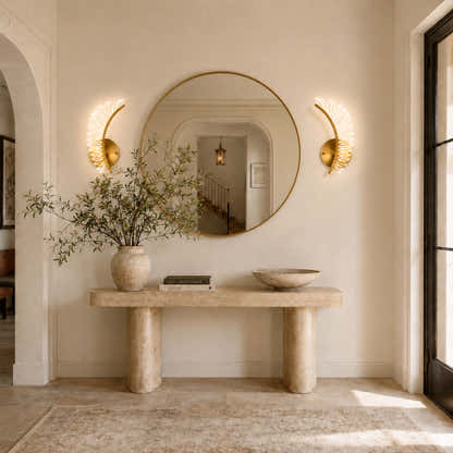 Pennata Acrylic Wing Wall Sconce