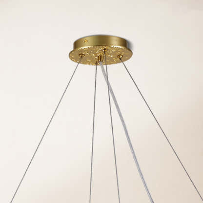 Shiro Noda Crystal Tree Branch Linear Chandelier 72"W#Finish_Gold