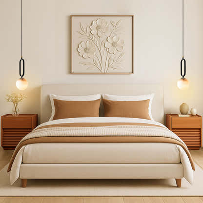 Dadaly Alabaster Small Art Ball Pendant 5.9''D