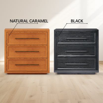 Alvar 63″ Oak 6-Drawer Chest(Set of 2)