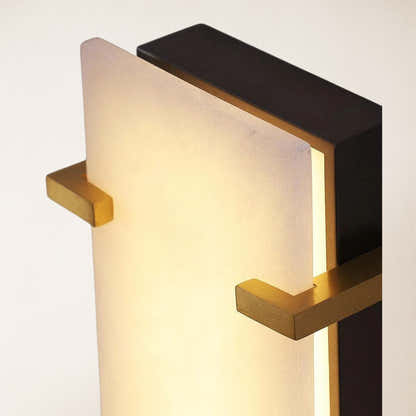 Janina Stable Alabaster Personality Wall Sconce 21.5"H