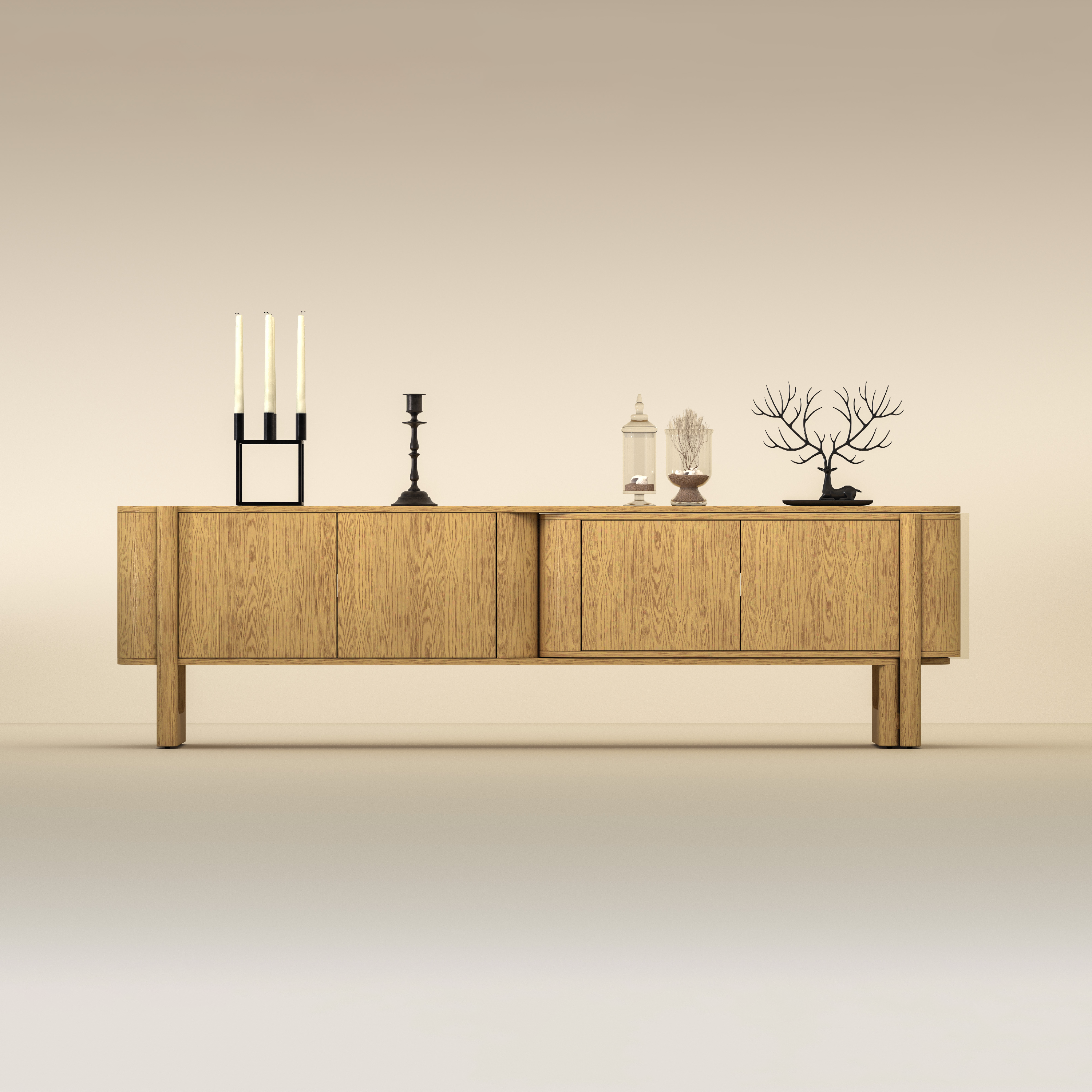 Silas Extendable TV Stand 80" to 110"