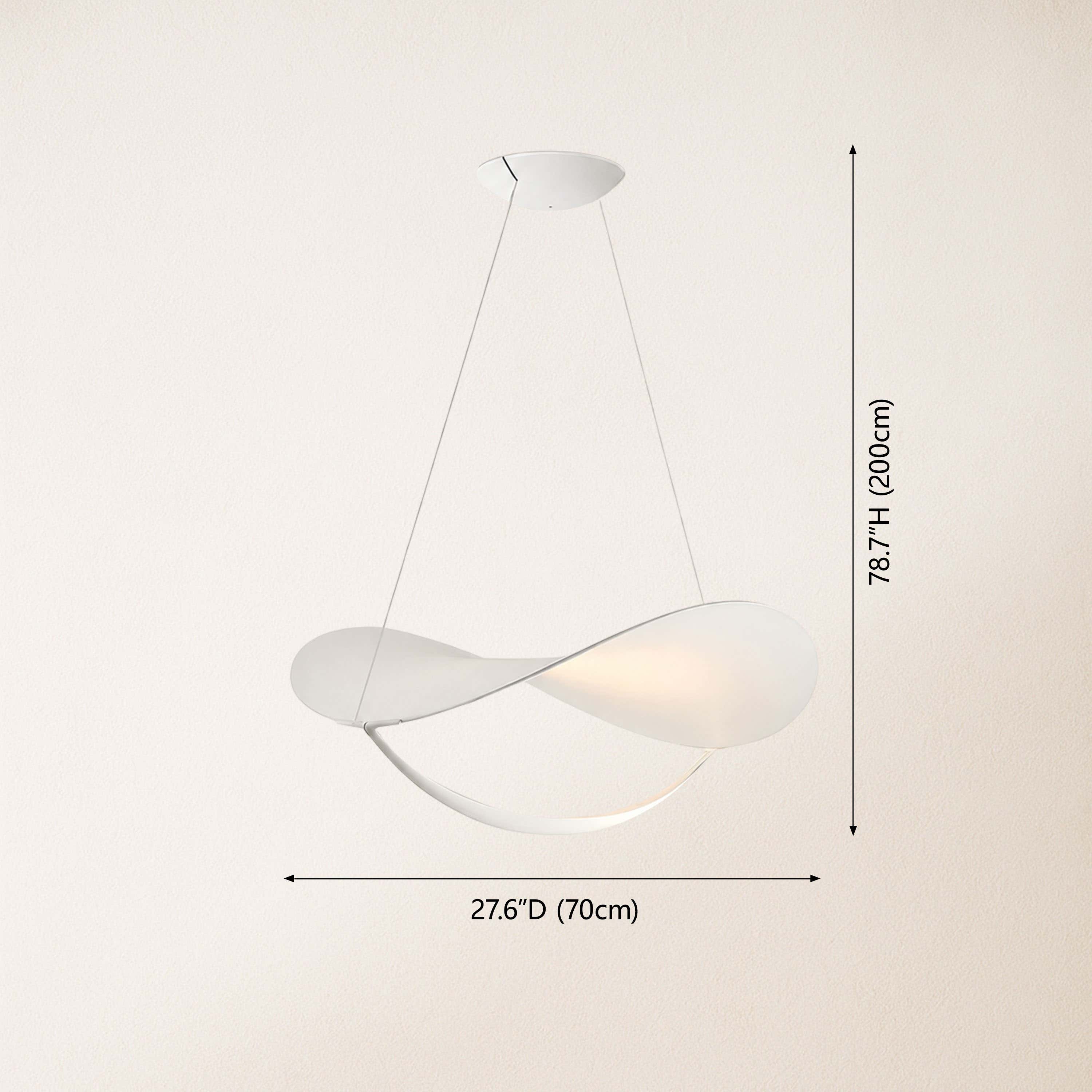 Luvra Floating Arc Pendant Light