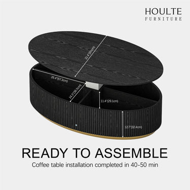 Couchtisch Holton aus Eiche, 130 cm breit