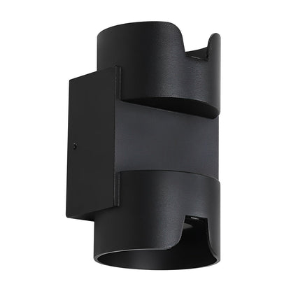 Wasserdichtes Up- und Down-Licht LED Schwarz Moderne Wandfluter Licht Wandleuchte
