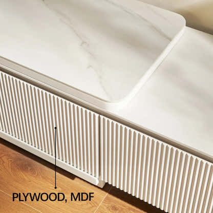 Celia Burnt Stone Media Console 71"