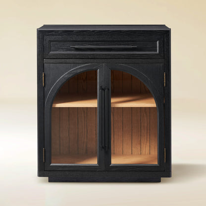 Alvar gewölbtes 64" Sideboard aus Eiche mit Schubladen (2er-Set)