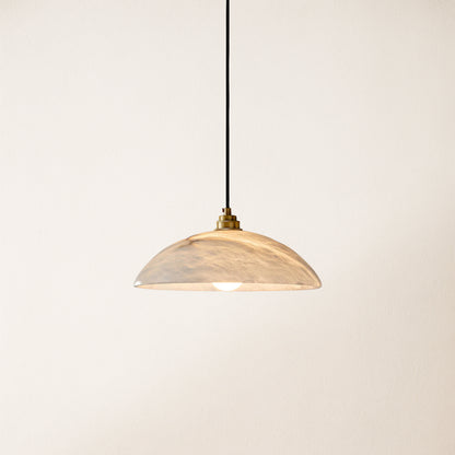 Dadaly Alabaster Moderner kleiner Kunstanhänger 12"D