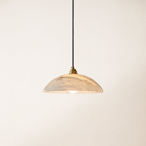 Dadaly Alabaster Moderner kleiner Kunstanhänger 12"D