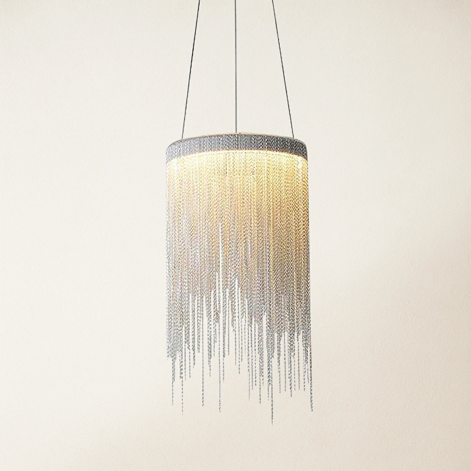 Teresa Cadena Chain Tassel Pendelleuchte 8" W