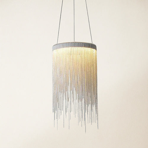 Teresa Cadena Chain Tassel Pendelleuchte 8" W