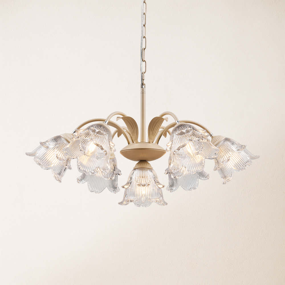 GlowMuse Crystal Round Chandelier 27"