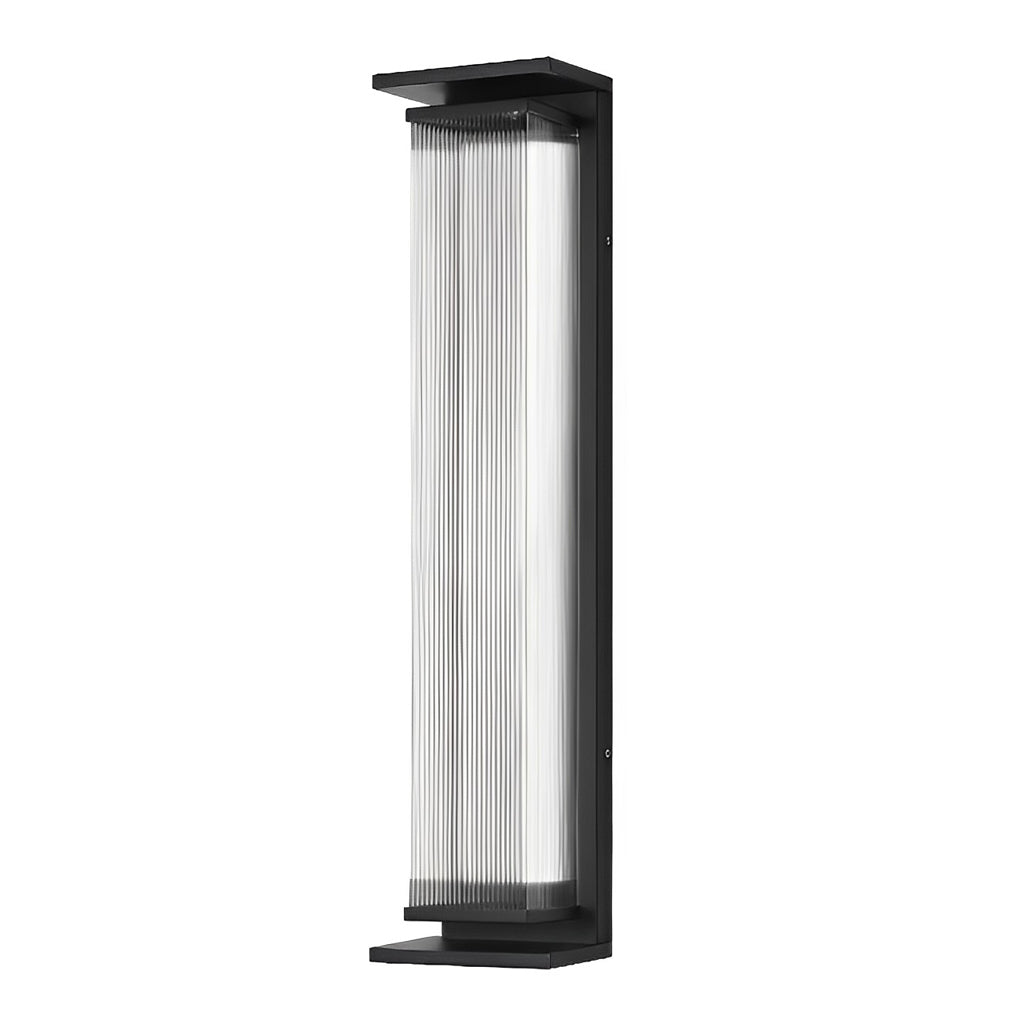 Kreative Streifen wasserdicht schwarz moderne LED Wandleuchte Außenwandleuchten