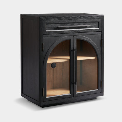 Alvar gewölbtes 64" Sideboard aus Eiche mit Schubladen (2er-Set)