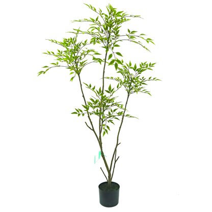 Faux Nandina Tree 60.2"H