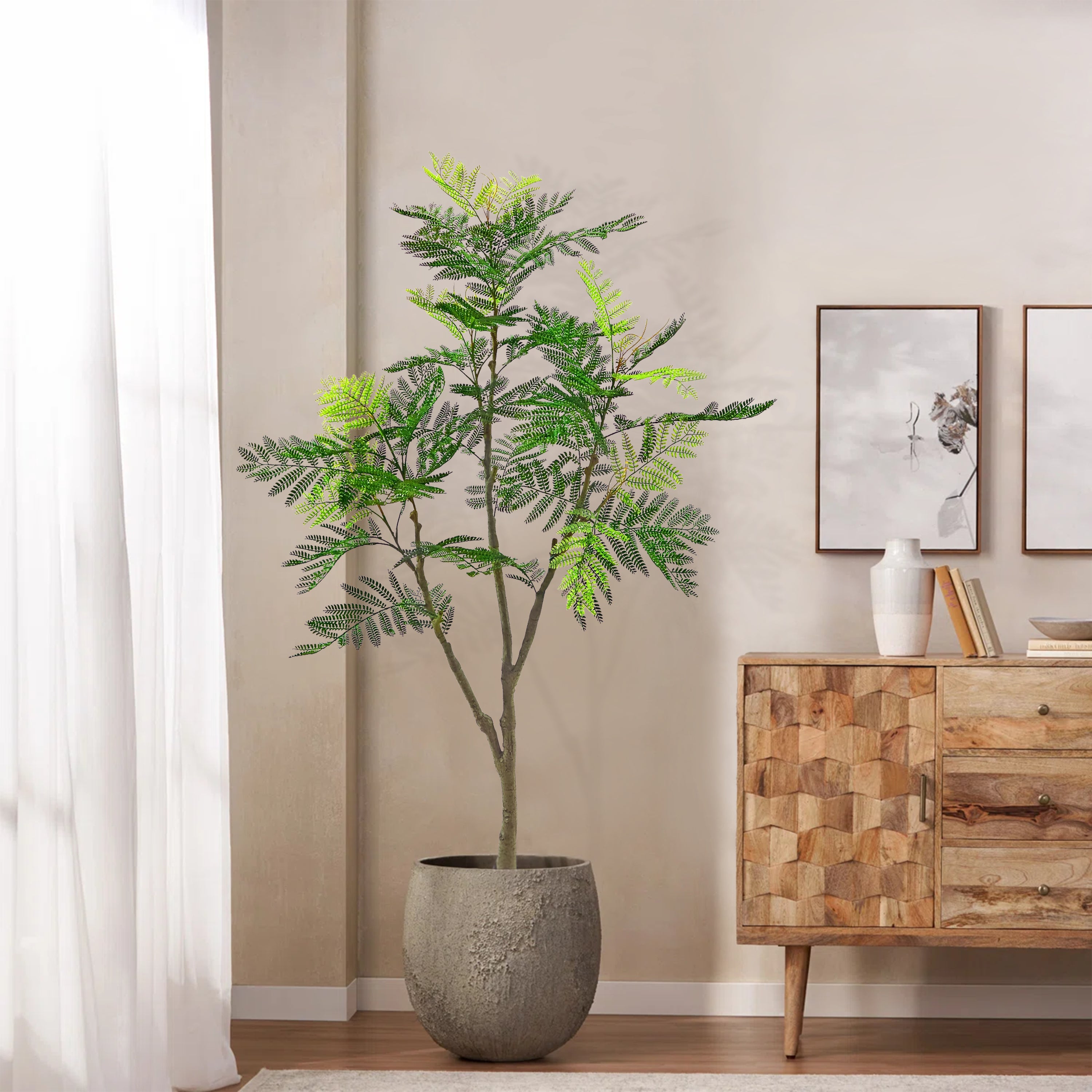 Künstlicher Jacaranda-Baum, 149,9 cm hoch