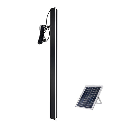 Minimalistische lange lineare LED wasserdicht schwarz moderne Solar Wandleuchte Beleuchtung