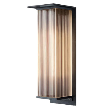 Rechteckige wasserdichte LED 3w moderne Outdoor Solar Wandleuchten Beleuchtung
