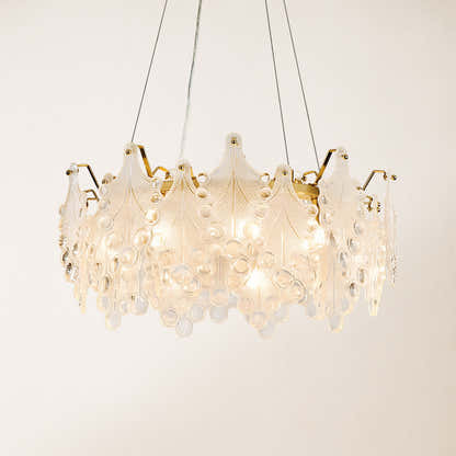 Veliora Layered Glass Chandelier
