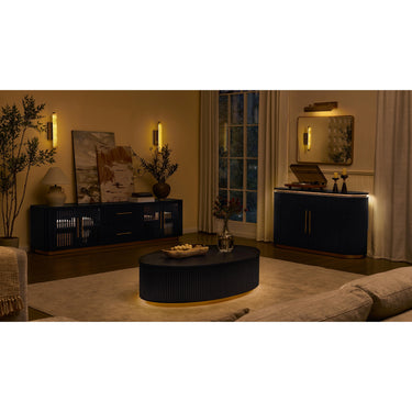 Couchtisch Holton aus Eiche, 139,9 cm hoch