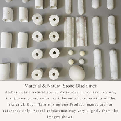 Arlo Alabaster Pendant Lights 7"D