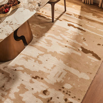 Aurelian Relief Wool-Blend Rug