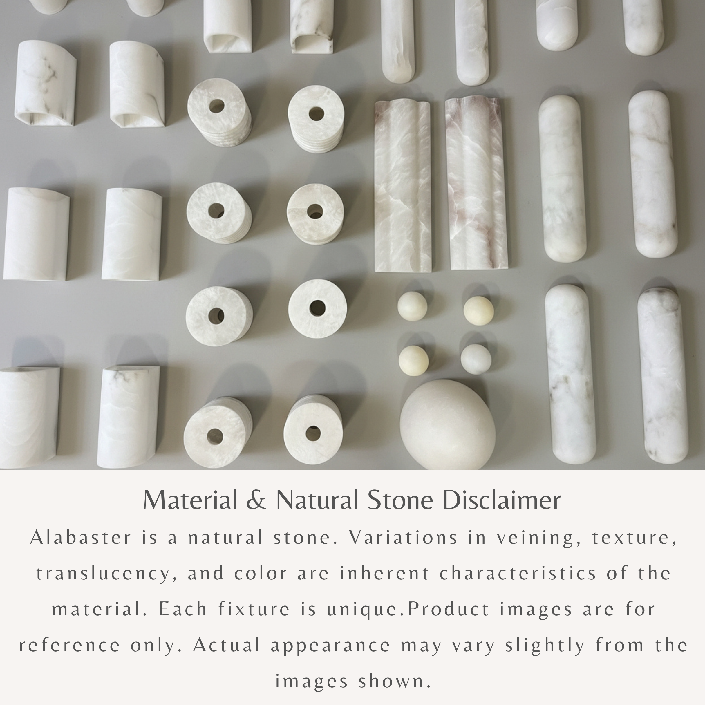 Solmare Alabaster Round Chandelier 41.3"D