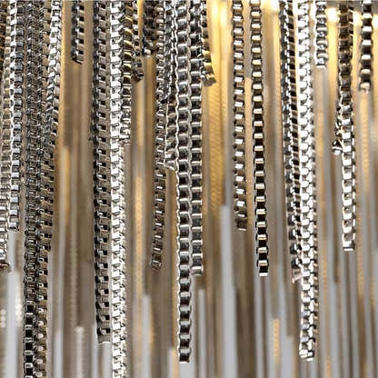 Teresa Cadena Steel Tassel Chandelier