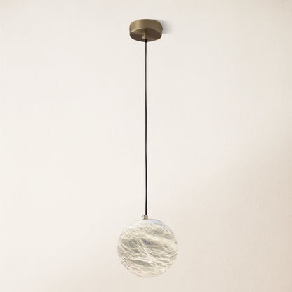 Nami Alabaster Global Ball Pendelleuchte 5"D