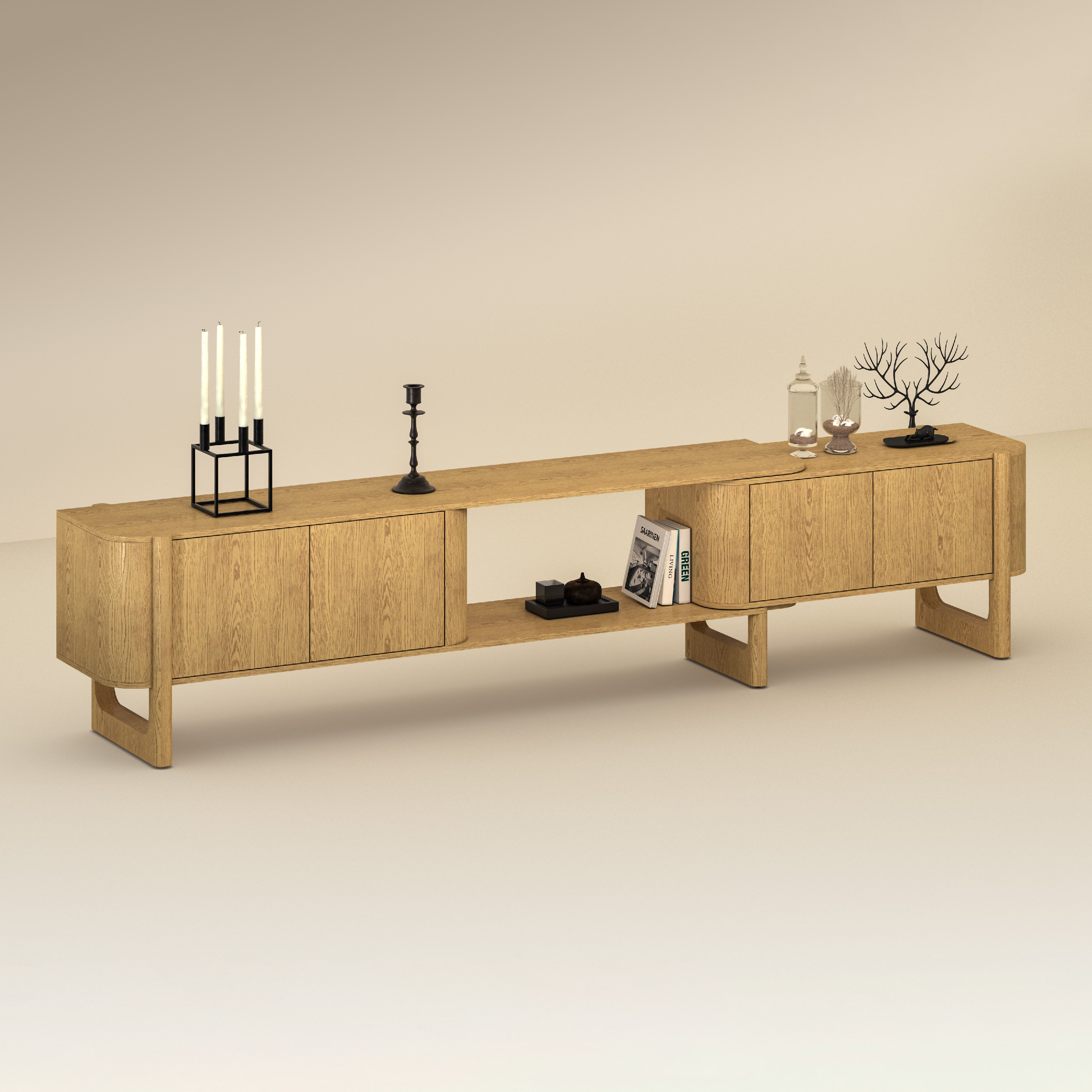 Silas Extendable TV Stand 80" to 110"