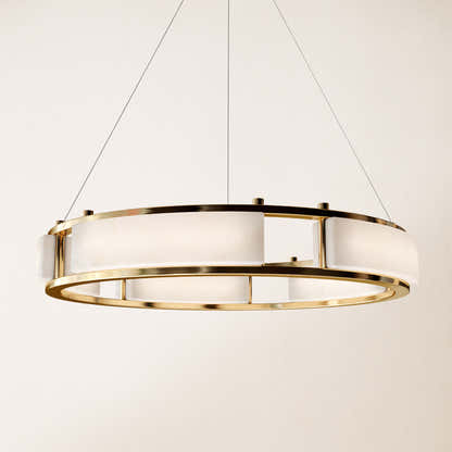Serenique Qatar Alabaster Round Chandelier