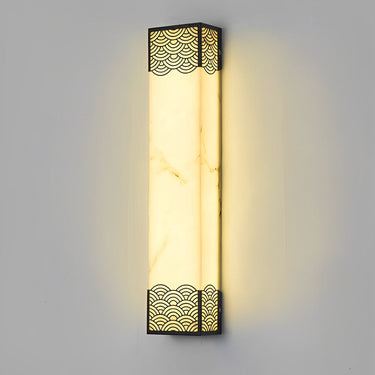Rechteckige Harz LED wasserdichte Vintage Outdoor Wandleuchten Wandleuchte