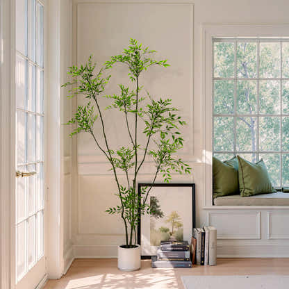 Künstlicher Nandina-Baum, 210 cm hoch