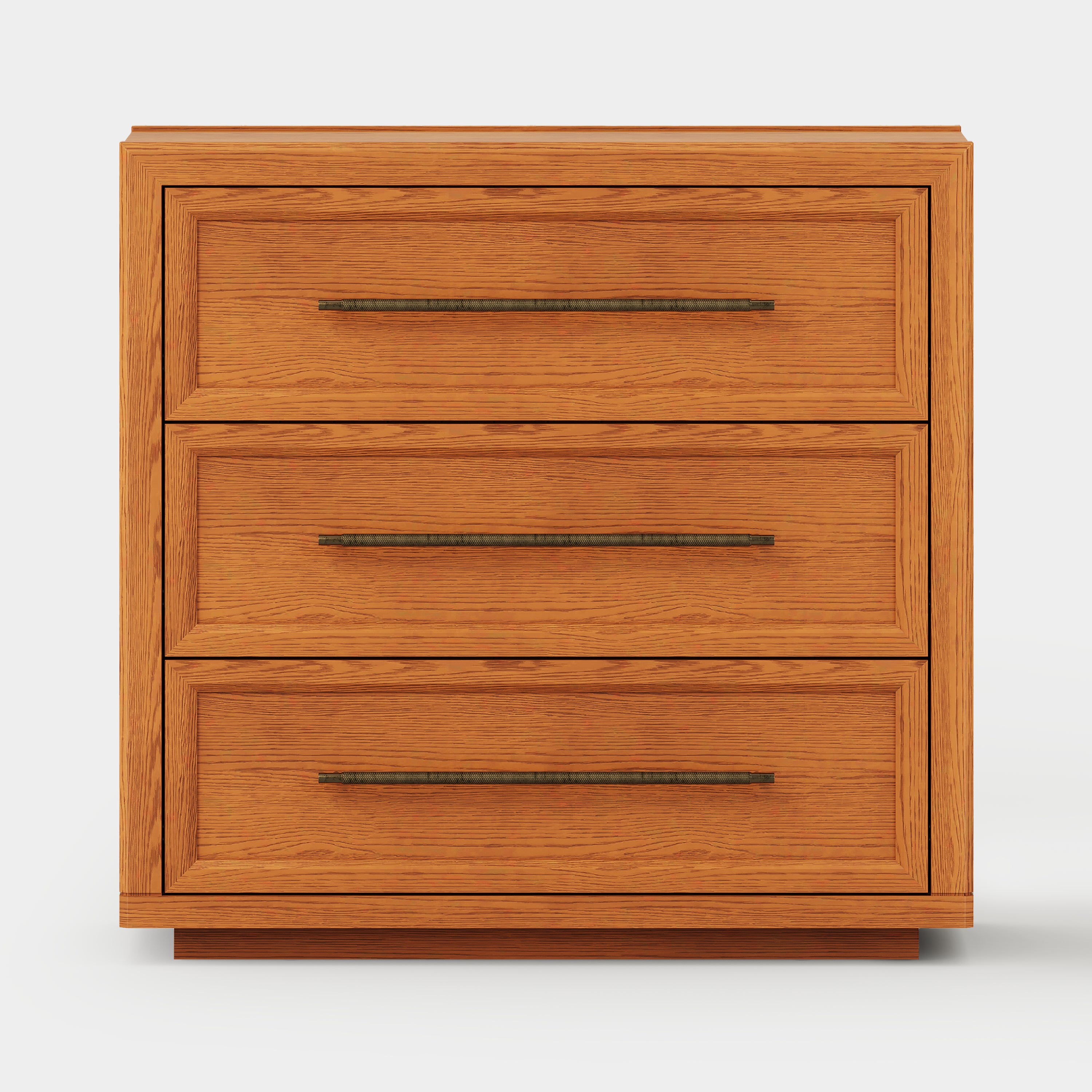 Alvar 63″ Oak 6-Drawer Chest(Set of 2)