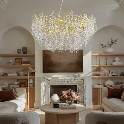 Lustre Branches Runder Kronleuchter 48"