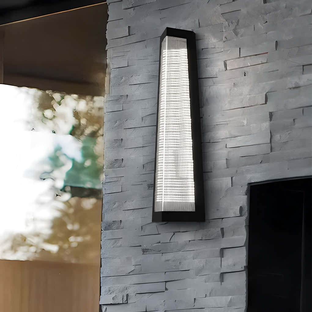 Armorglow Striped Acrylic LED Outdoor Wall Light