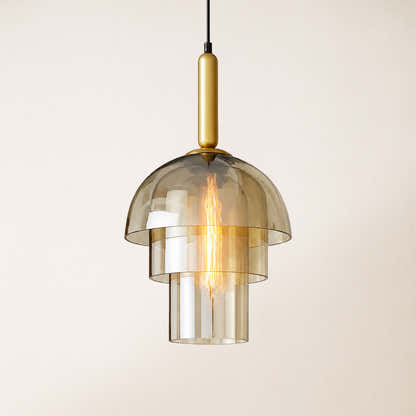 Velorien Glass Tiered Pendant Light