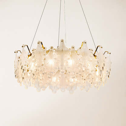 Veliora Layered Glass Chandelier