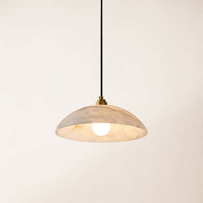 Dadaly Alabaster Moderner kleiner Kunstanhänger 16"D