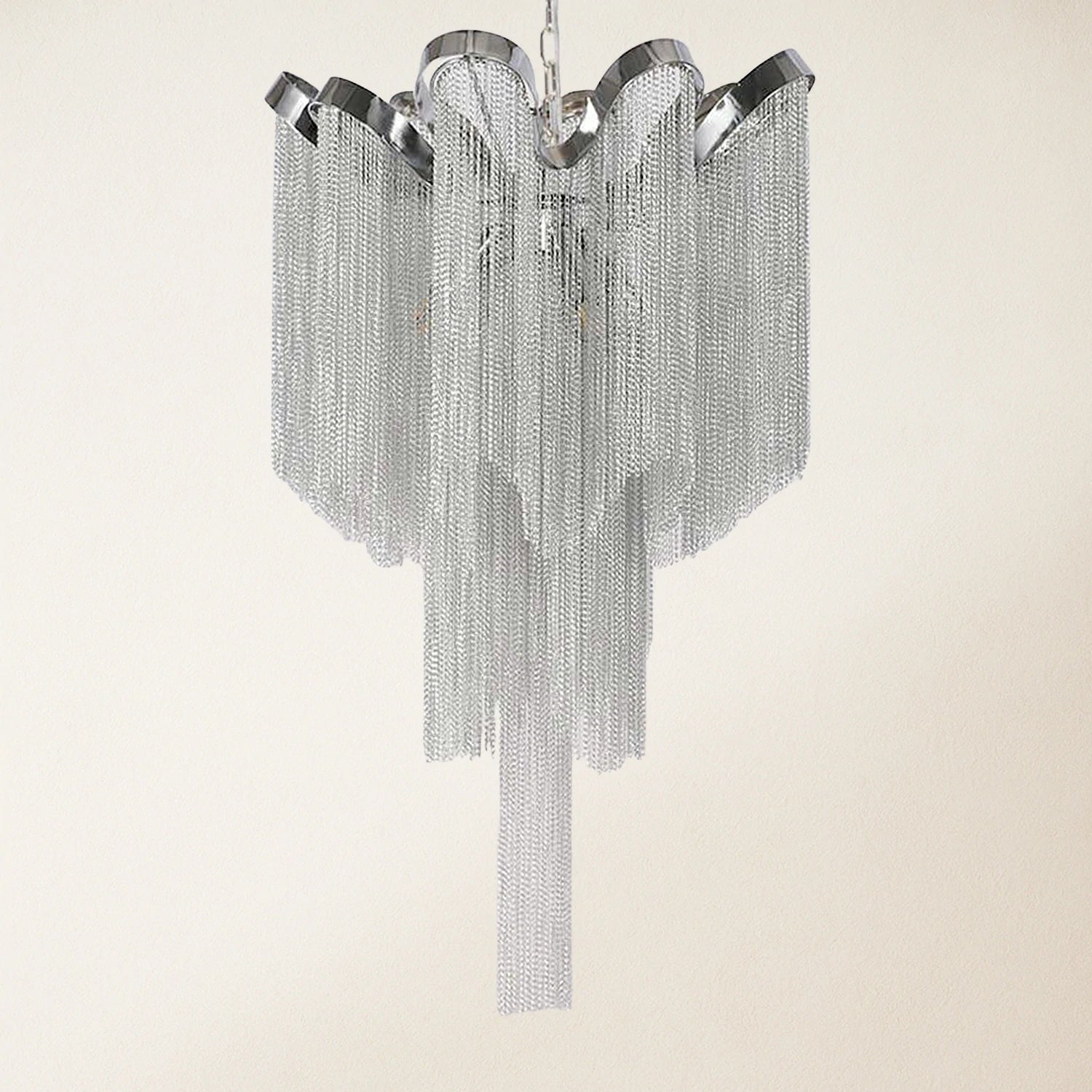 Teresa Cadena Chain Tassel Ceiling Light Fixture  16"D