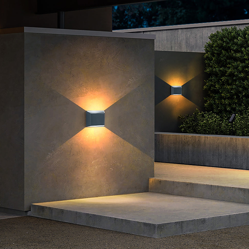 Moderne minimalistische wasserdichte LED-Wandleuchte für den Außenbereich Villa Courtyard Garden