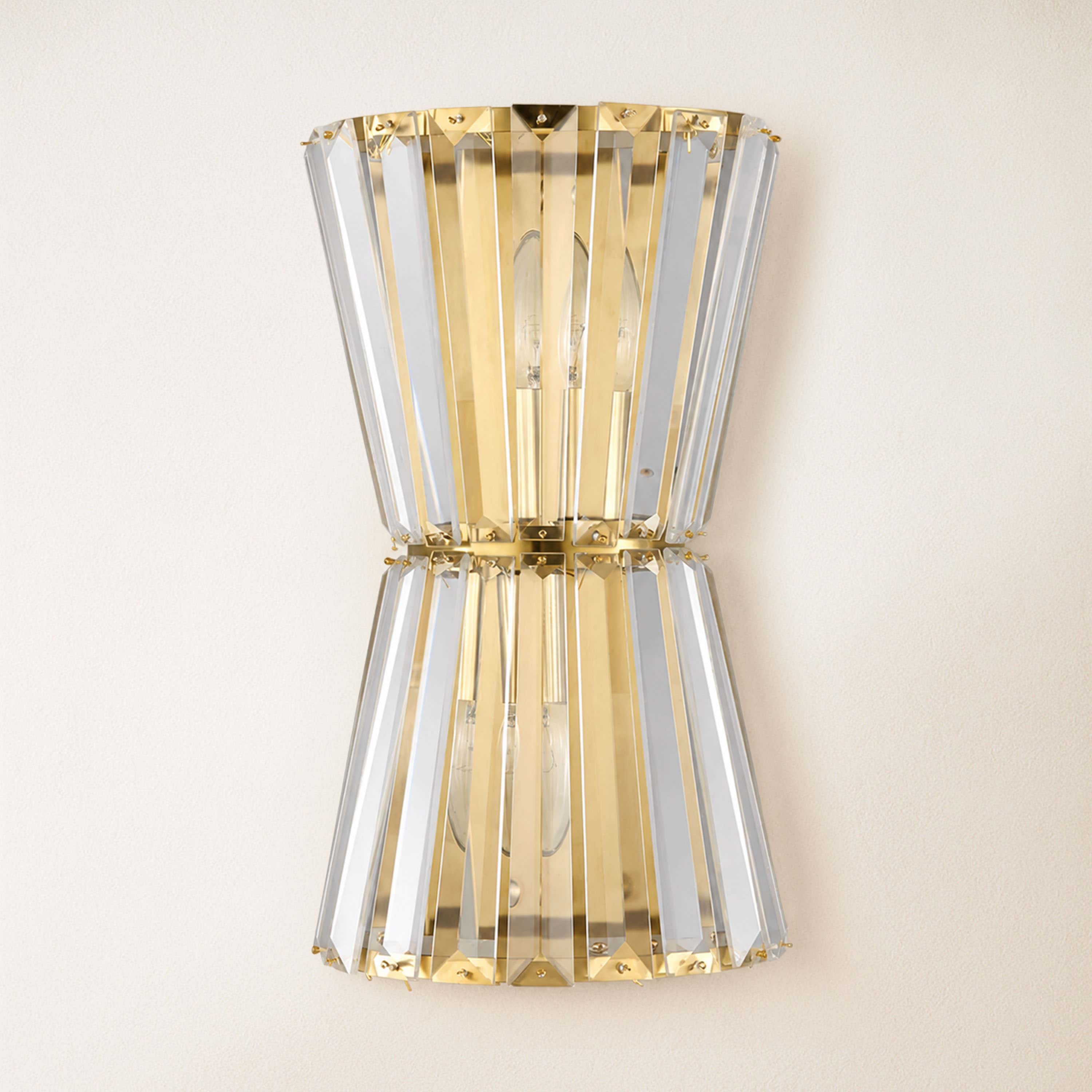 Lyrsolara Crystal Wall Sconce