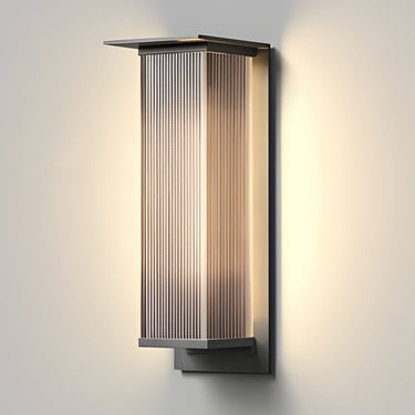 Rechteckige wasserdichte LED 3w moderne Outdoor Solar Wandleuchten Beleuchtung