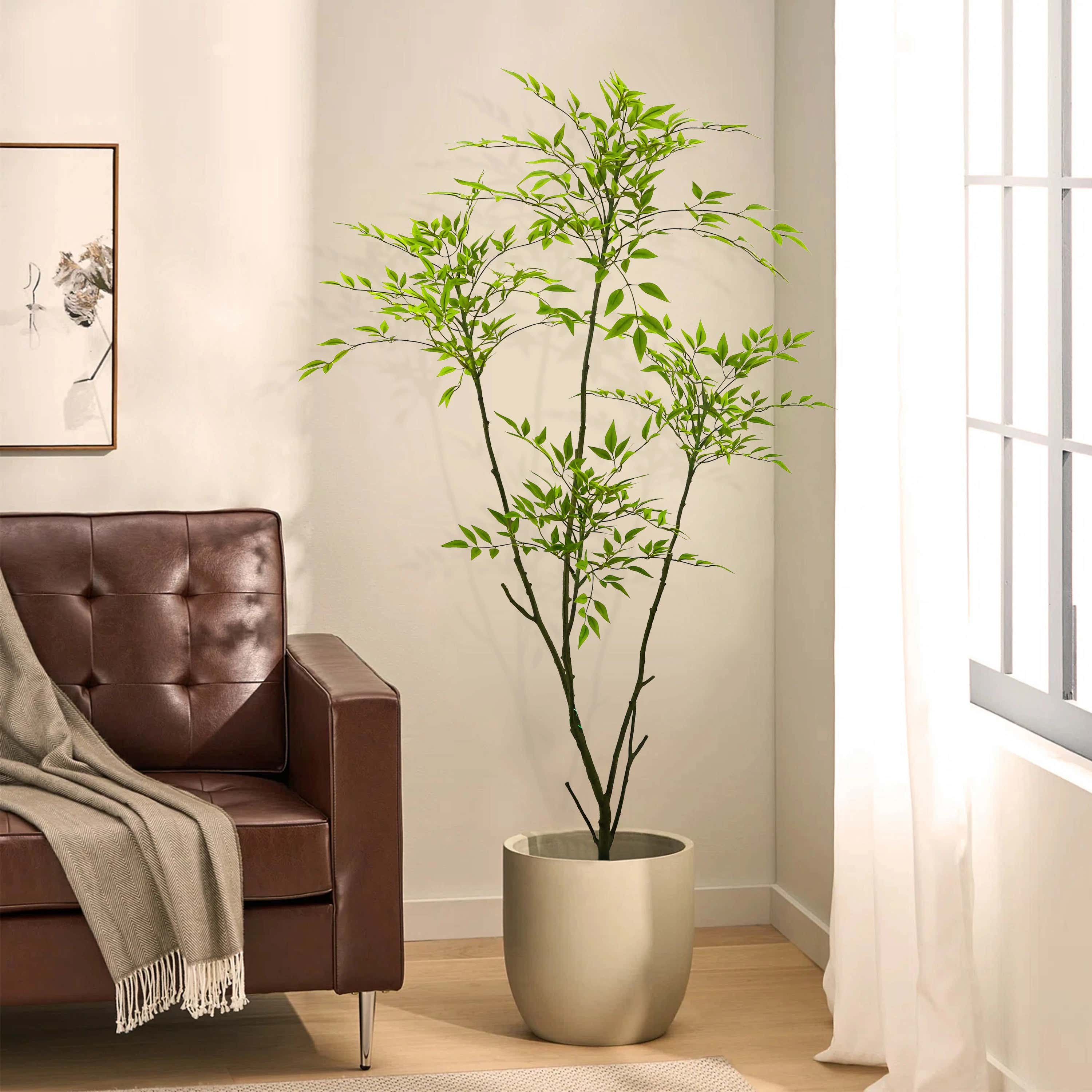 Künstlicher Nandina-Baum, 152,4 cm hoch