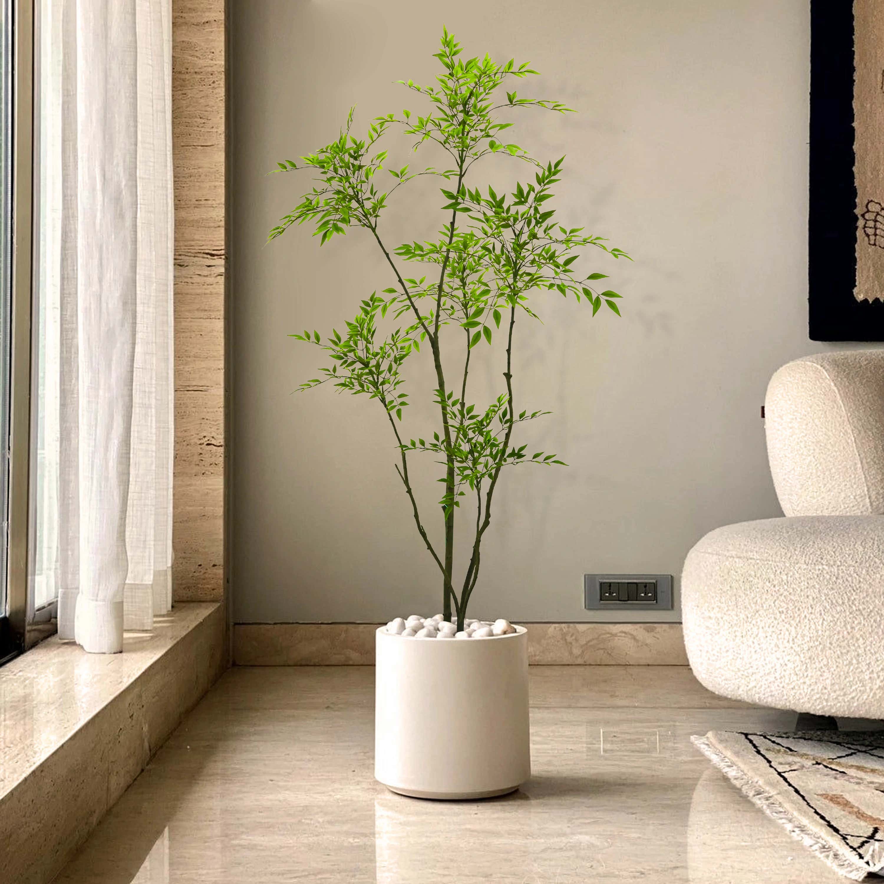 Künstlicher Nandina-Baum, 180 cm hoch