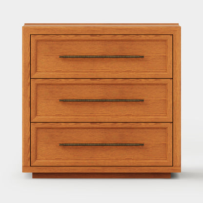 Alvar 32″ Oak 3-Drawer Chest