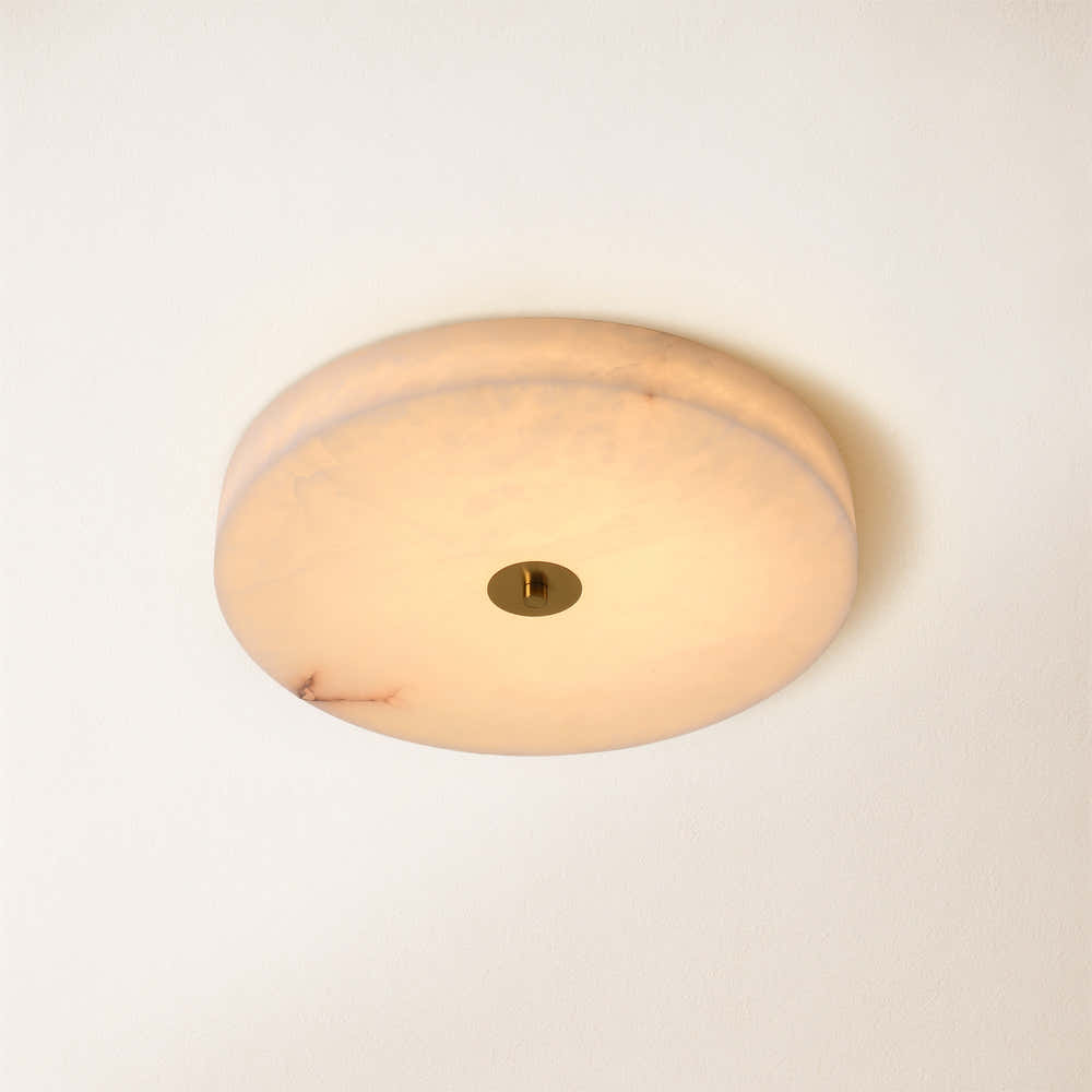Cora Alabaster Ceiling Light 11.8"D